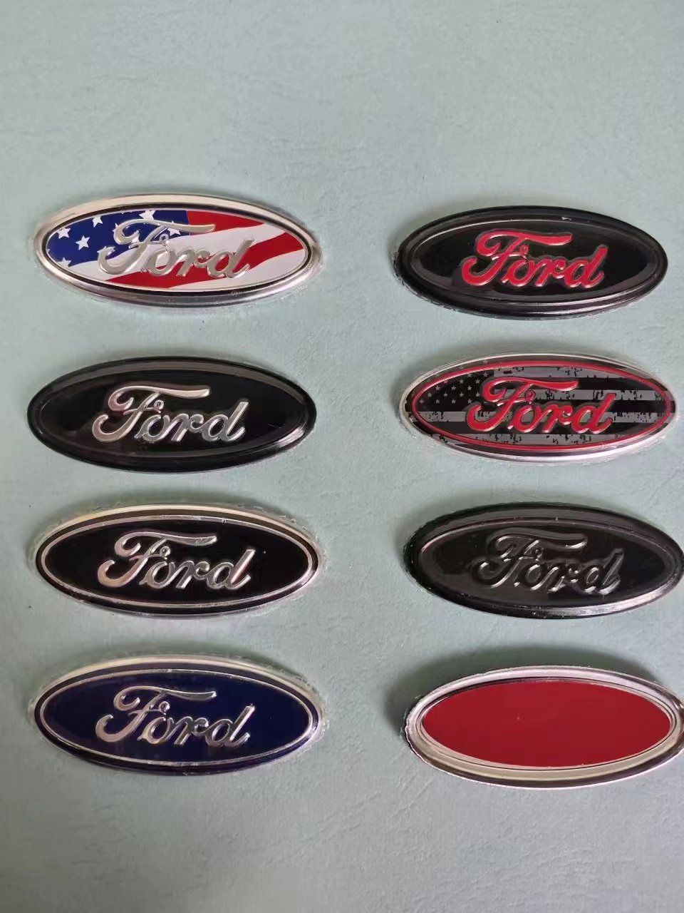 FORD Steering Wheel Emblem Decal Sticker Ranger Focus Mondeo Kuga 58x24mm 2 1/4" FT 58