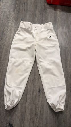 Adidas White Baseball Pants boys size medium