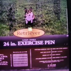 Retriever Dog Exercise Pen