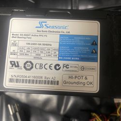 500W Seasonic PSU