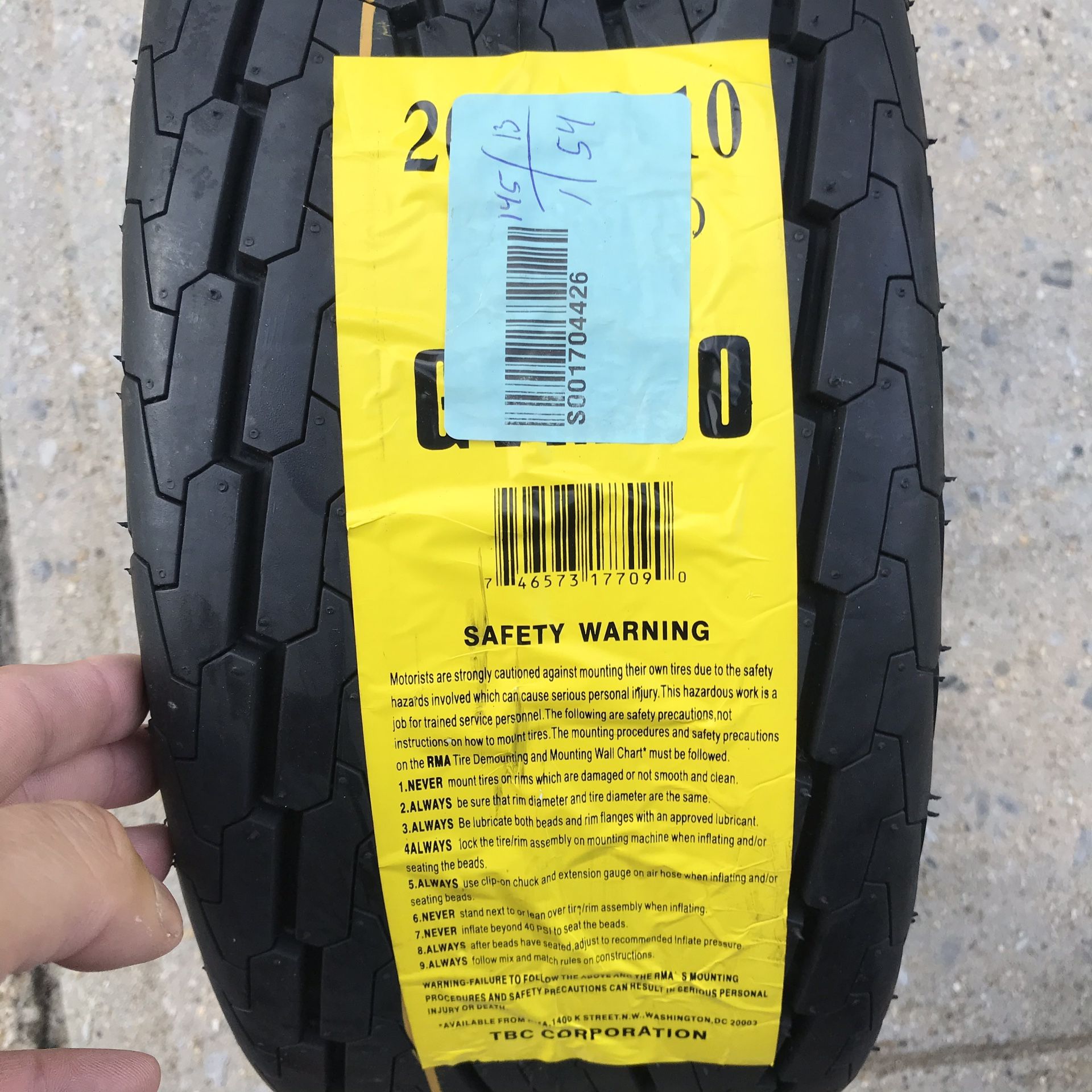 Trailer tire