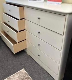 8 drawer white color