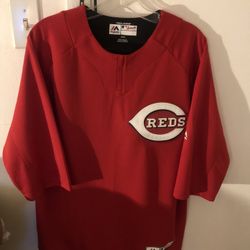 Cincinnati Reds Majestic Men’s MLB BP Jersey M 