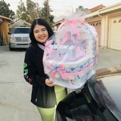 Carriolas Echas De Pampers Para Baby Shower