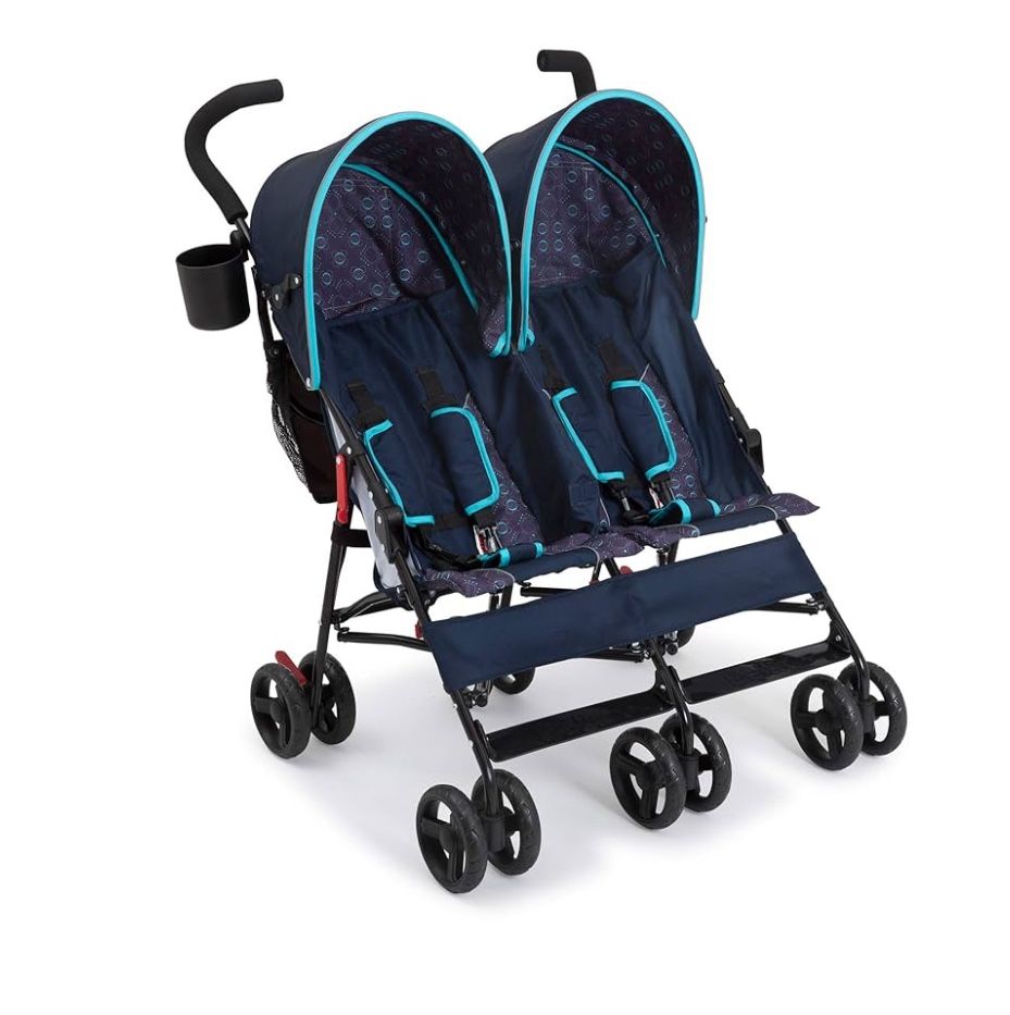 (NEW) Delta Children LX Side By Side Double Stroller