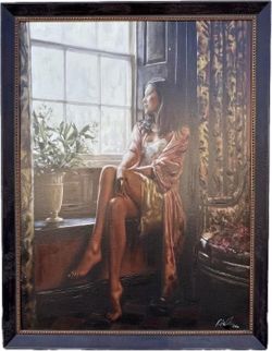 Rob Hefferan “Day Dream Canv” Signed Limited Edition Giclée on Canvas AP 3/10 w/ COA – Framed 40x30 
