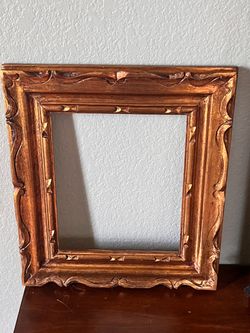 Ornate Carved Wood Picture Frame