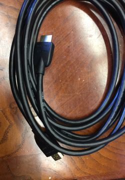 High-speed HDMI cable with ethernet 6 feet