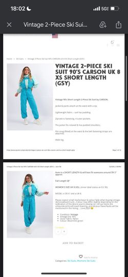 Cason Vintage Ski Suit