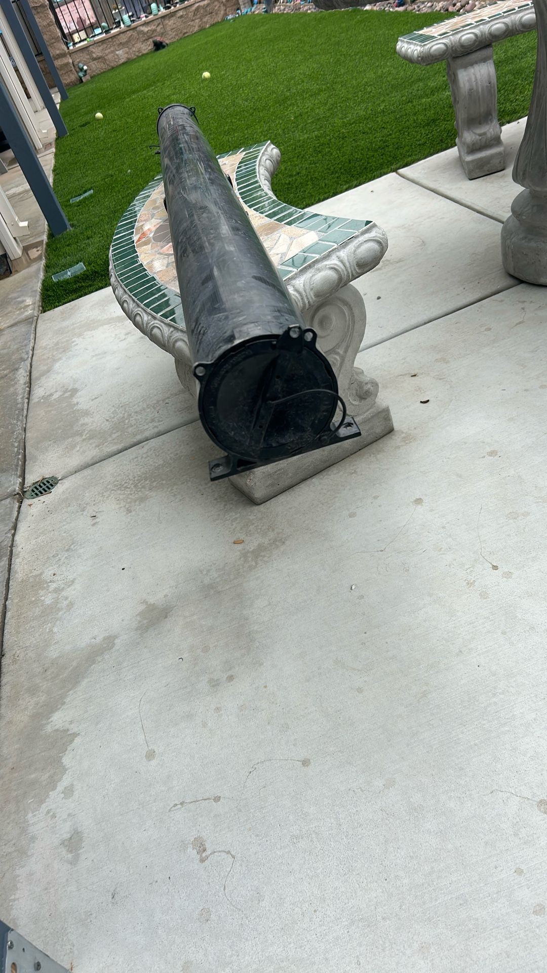 Sewer hose storage for underneath RV adjustable New condition slightly used