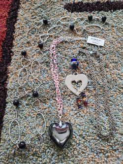 3 Heart Necklaces