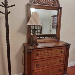3 Drawer Dresser With Mirror  ( Deliver Include In Price ) 