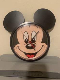 Vintage Mickey Mouse clock by Sunbeam