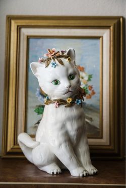 Mid-Century Cat Figurine