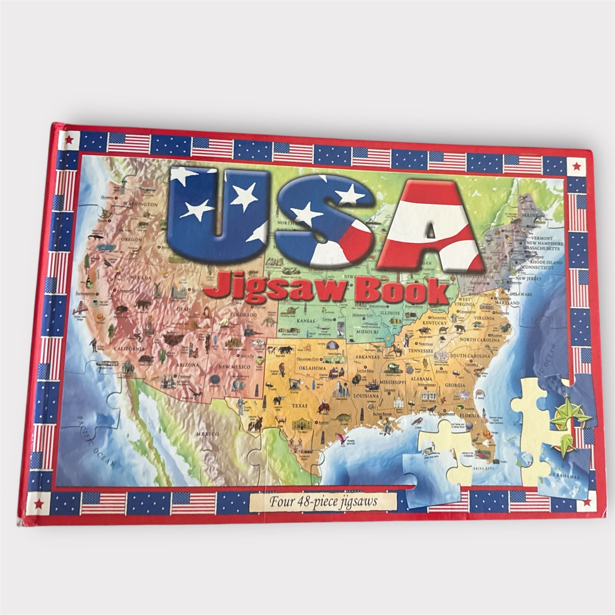 USA Jigsaw Puzzle Interactive Book