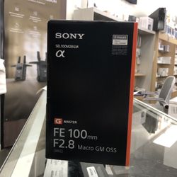 Sony 100mm F/2.8 Macro GM OSS 