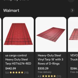 Semi Truck And Trailer Tarps! 2 Of Them!