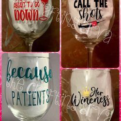Customized Wine Glasses 