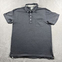 Billy Reid Shirt Men’s XL Gray Short Sleeve Preppy Modern #3057