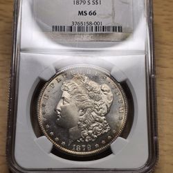 1879 S Morgan Silver Dollar 