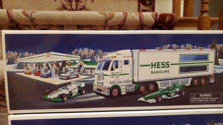 HESS TOY TRUCK AND RACECARS 2003 - NEW IN BOX