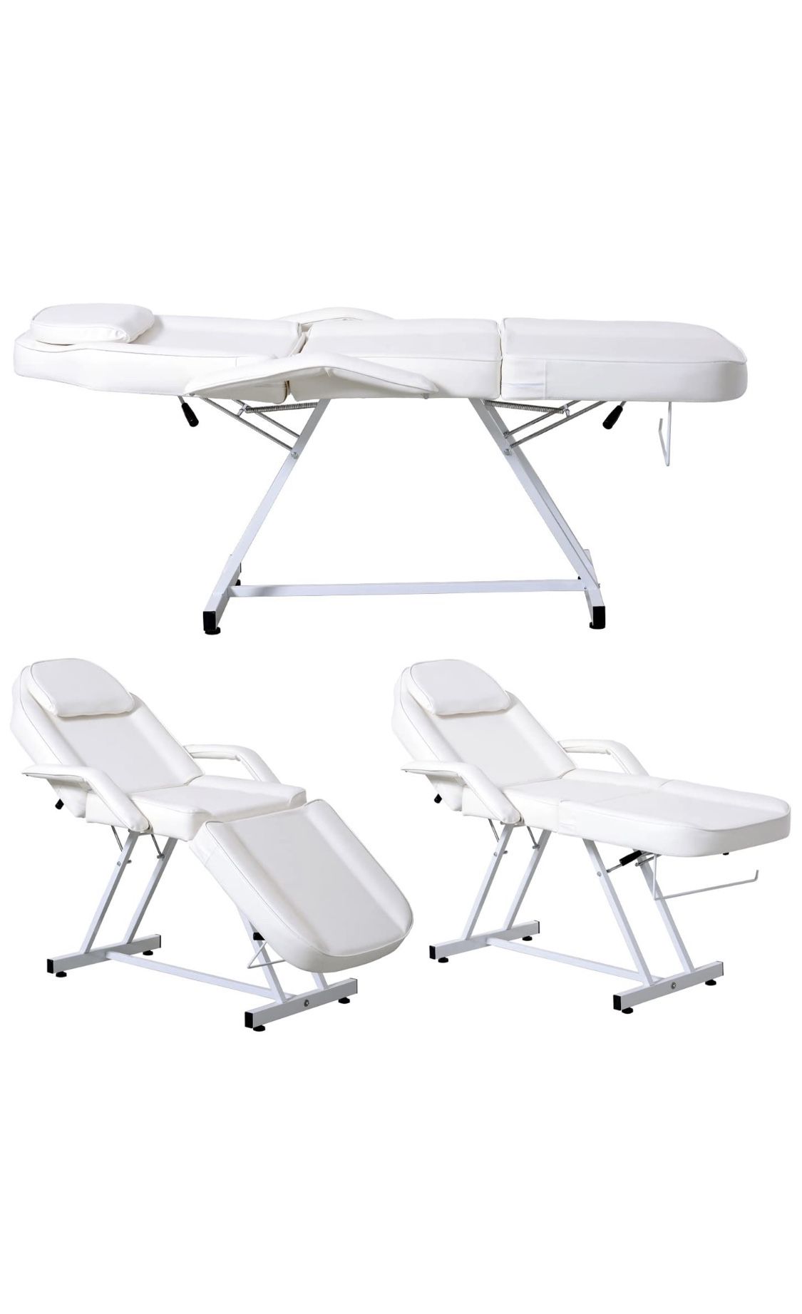 White Tattoo table- perfect for eyelash technicians