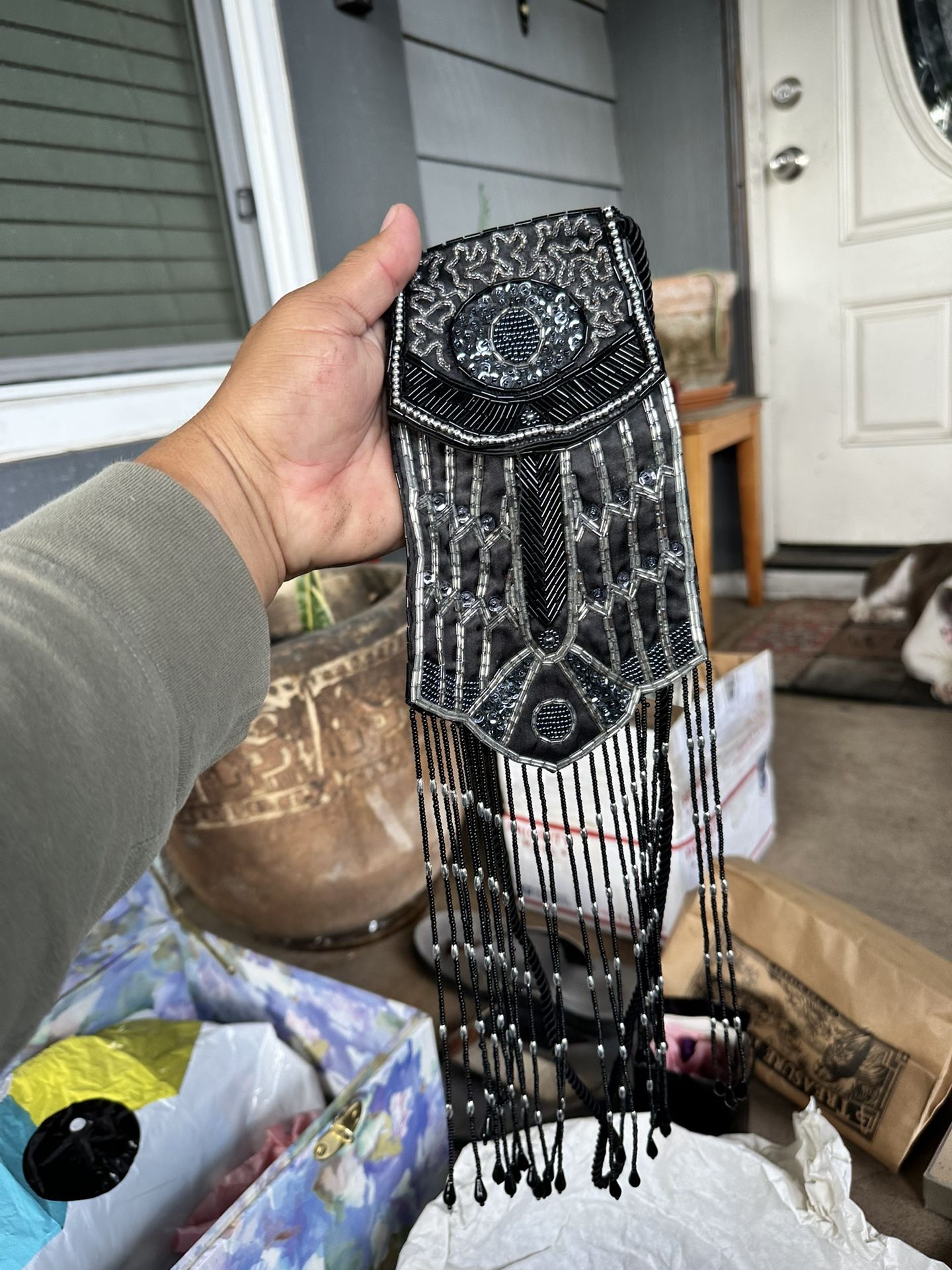 Fringe Bag To Silver