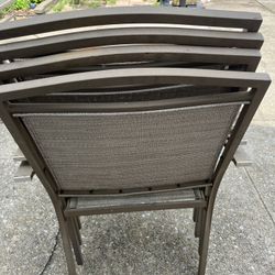 Sling Back Chairs 4 Each (assembled)