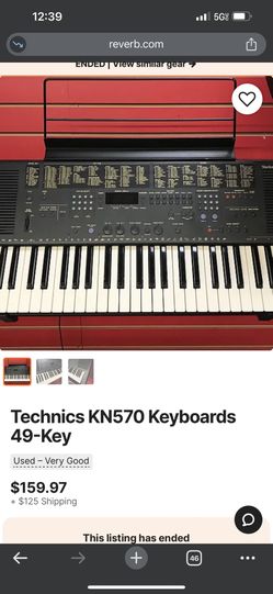 Technics - KN570 - keyboard