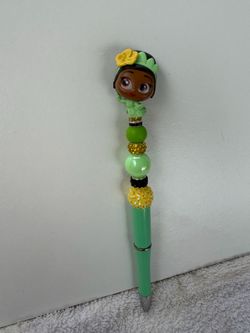 Character beaded pen