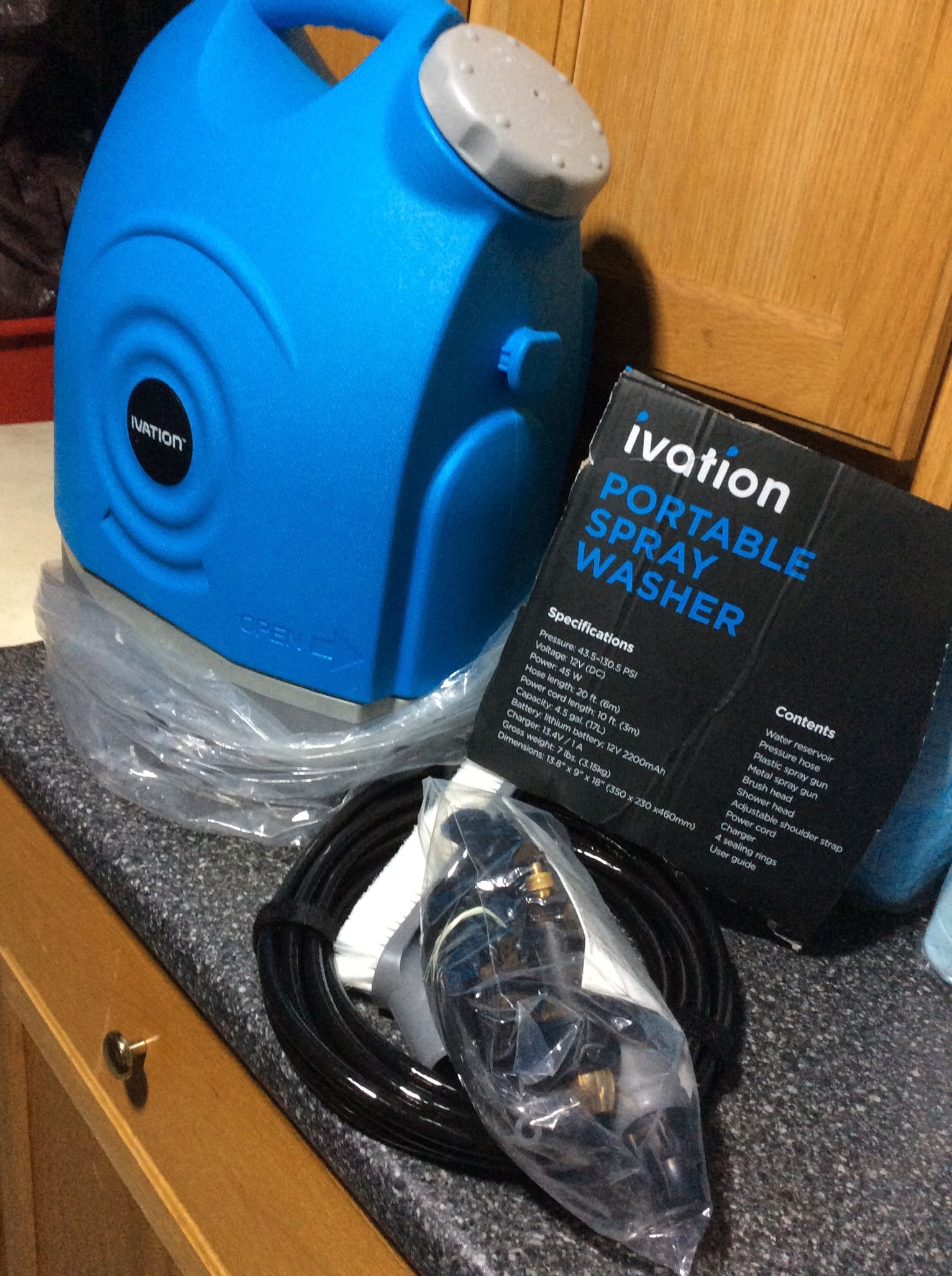 Brand New Ivation Portable Spray Washer