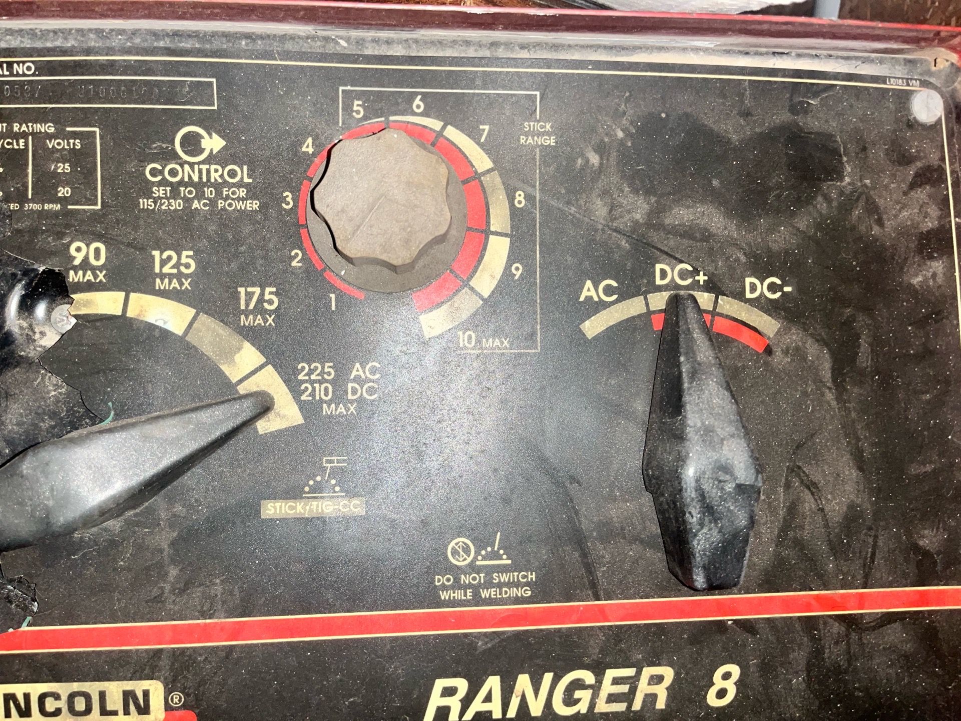 Lincoln generator welder ranger 8