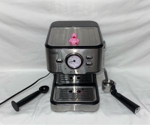 GEVI 2-in-1 Espresso Machine with Milk Frother Wand and Dual Temperature Control
