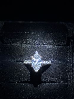 2.01ct Marquise -14k White Gold - Engagement Ring