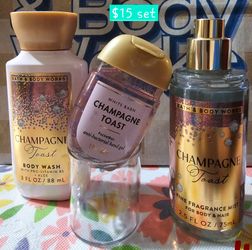 Bath & Body Works Champagne Toast 3-Piece Set