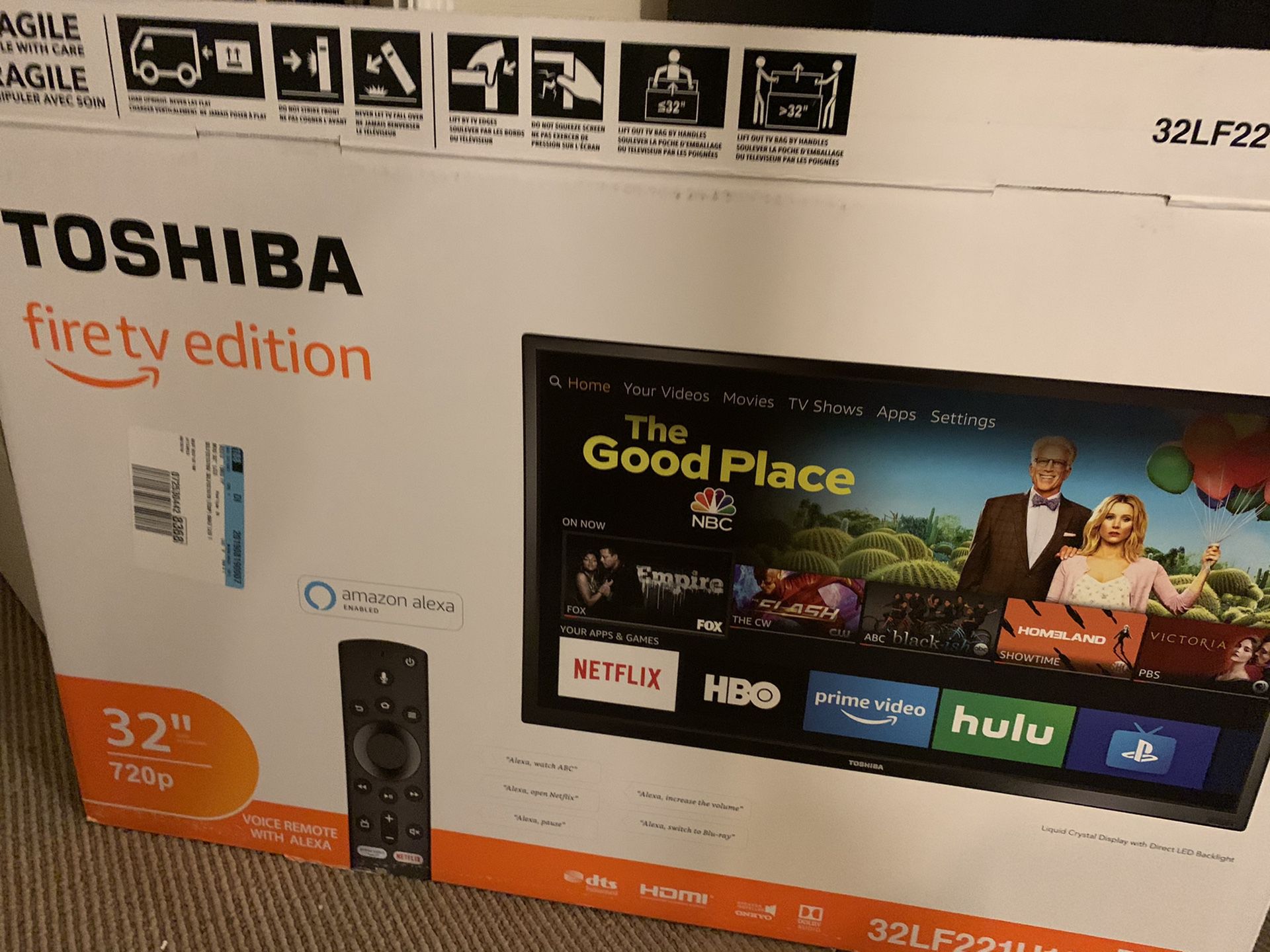 Toshiba 32” fire tv edition (Brand New)