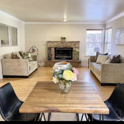 Macy’s Jonathan Louis Seafoam Green Couch Set