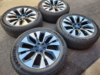22" fird expedition f150 factory wheels and tires new
