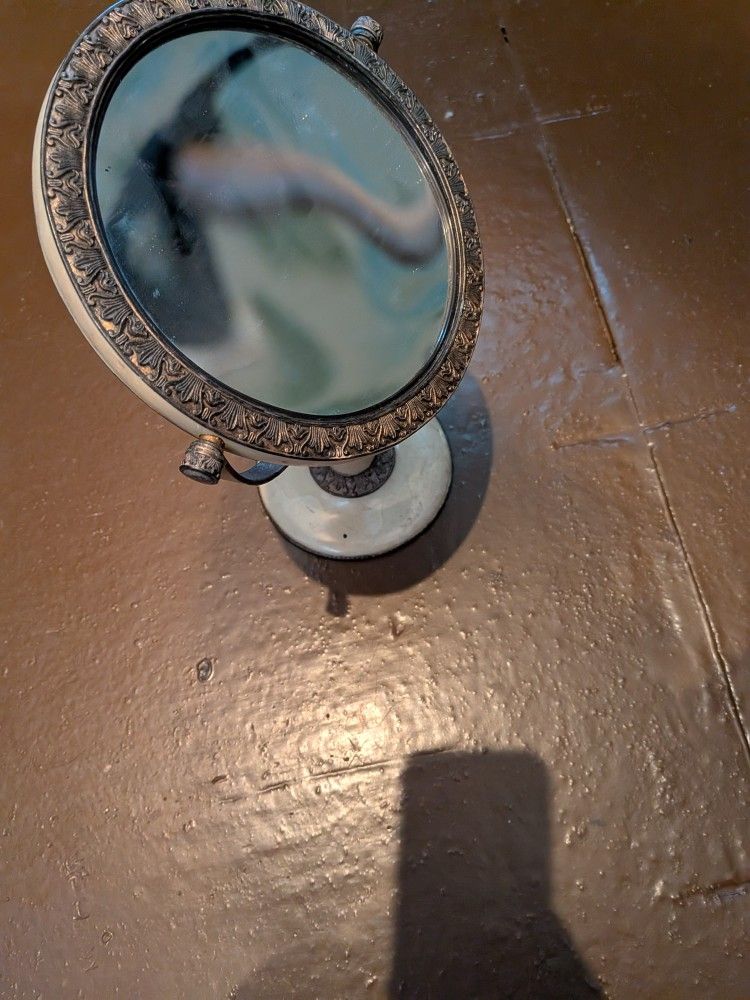 Hamilton Vanity Mirror India Ink Natural marble