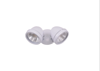 OUTDOOR LANDSCAPE LED DUAL ALUMINUM SPOTLIGHT - WHITE - $18