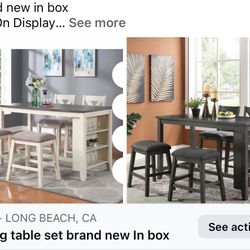Dining Table Set Brand New In Box 