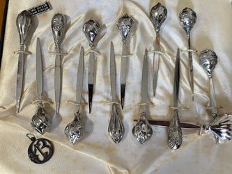 Lucky 13 Rodium Plated Sterling Snack Pics