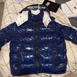 Metallic Royal Blue Rockstar Original Puffer 