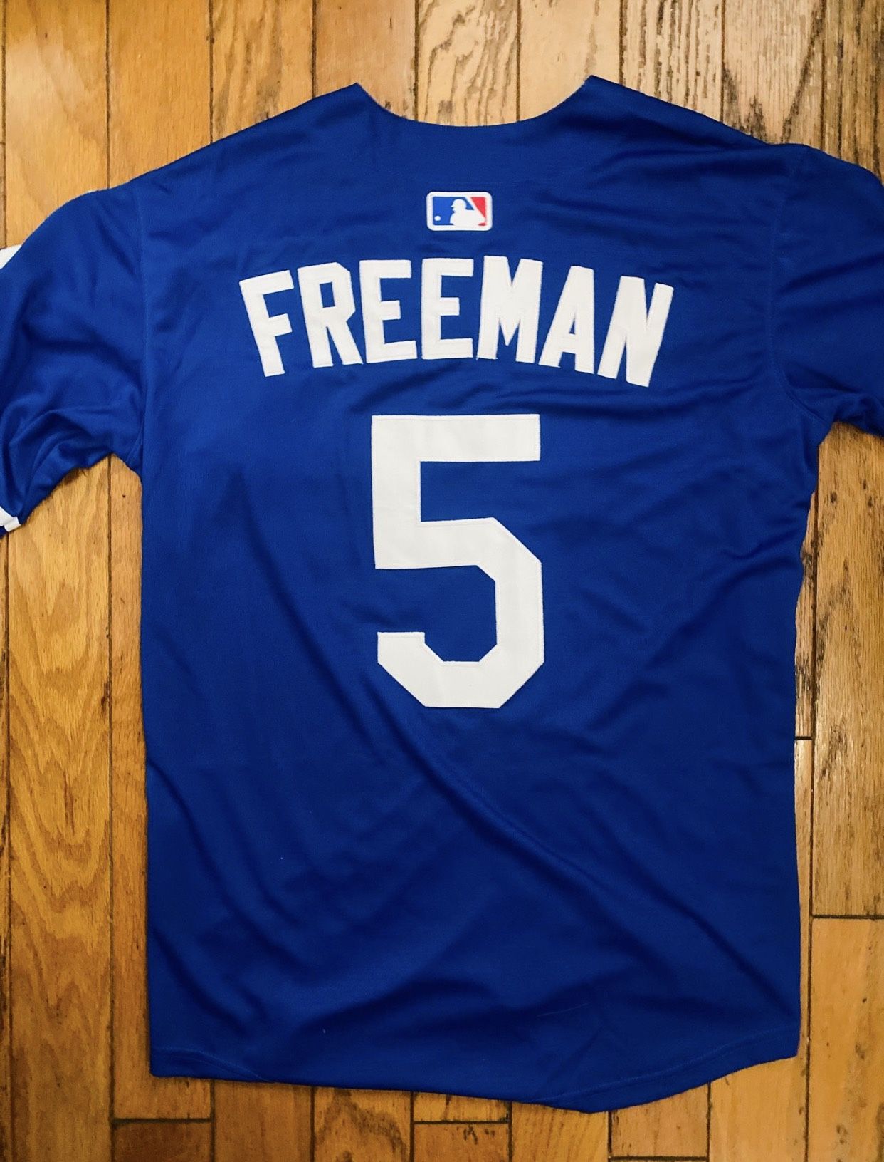 Blue Los Angeles Dodgers Freddie Freeman Jersey  Fully Stitched with World Series and Fernando Patch