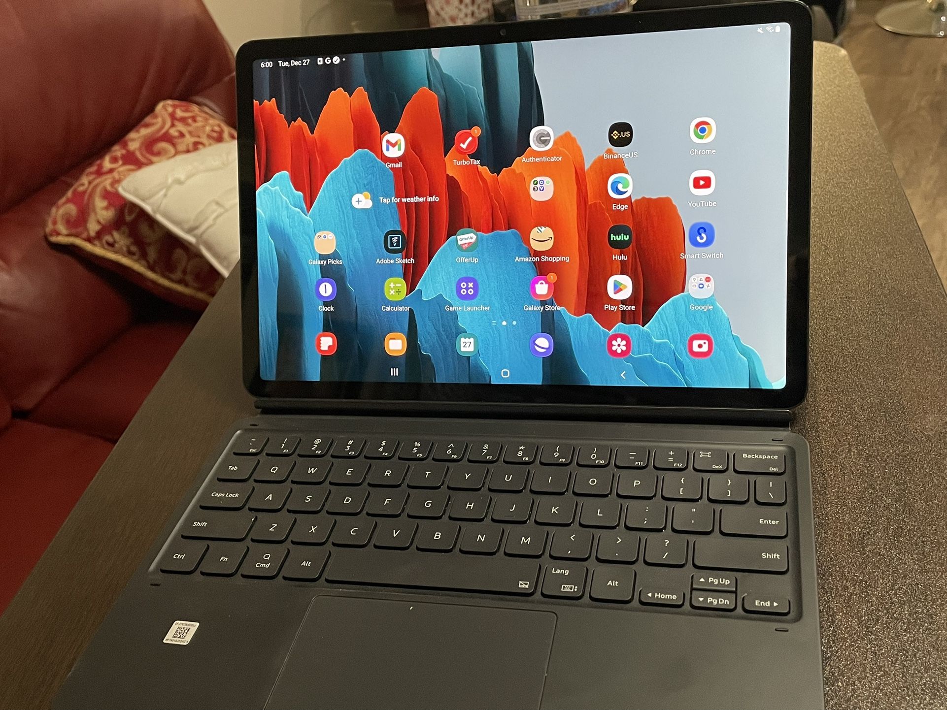 Samsung Tablet S7 Plus 11-inch 128gb