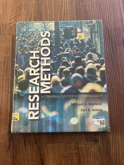 Research Methods For Criminal Justice and Criminology 8th Edition