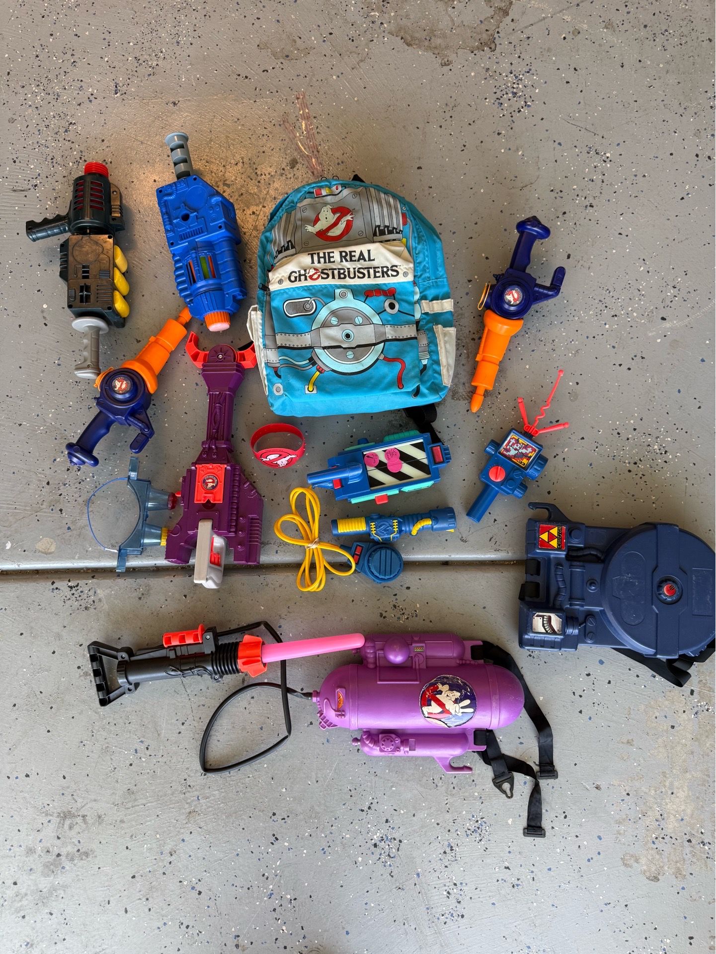 Real ghostbusters toys. AS-IS
