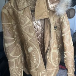 Real Leather Jacket Size 6xl