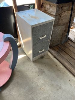 2-Drawer Metal Filing Cabinet