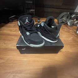 Jordan 4 Black Canvas Size 11 